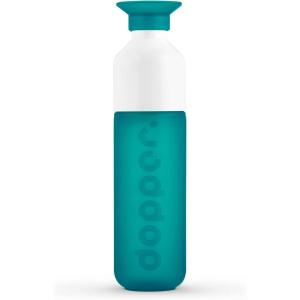 Dopper Original Bouteille d&rsquo;eau 450ml Fuchsia – Bouteille étanche, réutilisable, mince, légère – idéale pour le sport, le fitness, l&rsquo;école, les activités en plein air et le bureau(Tidal Teal)