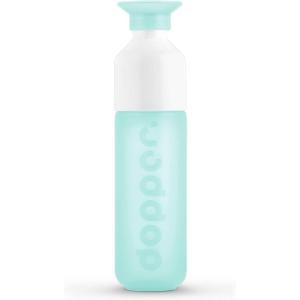Dopper Original Bouteille d&rsquo;eau 450ml Fuchsia – Bouteille étanche, réutilisable, mince, légère – idéale pour le sport, le fitness, l&rsquo;école, les activités en plein air et le bureau(Bleu Polaire)