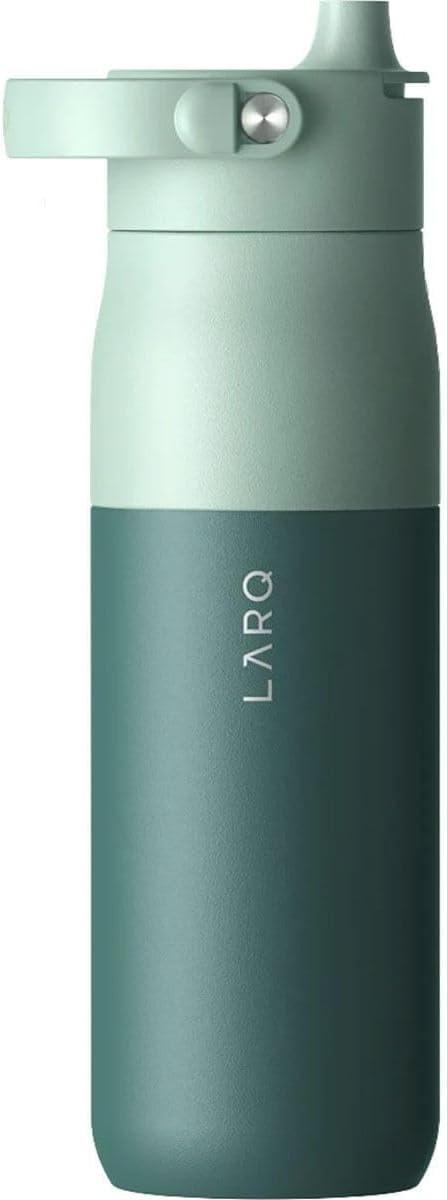 image:imageLARQ Bouteille Swig Top 680ml Bouteille large goulot en acier inoxydable isolation sous vide Garde leau froide Bouteille deau rutilisable pour le sport et les voyages Obsidian BlackEucalyptus Green