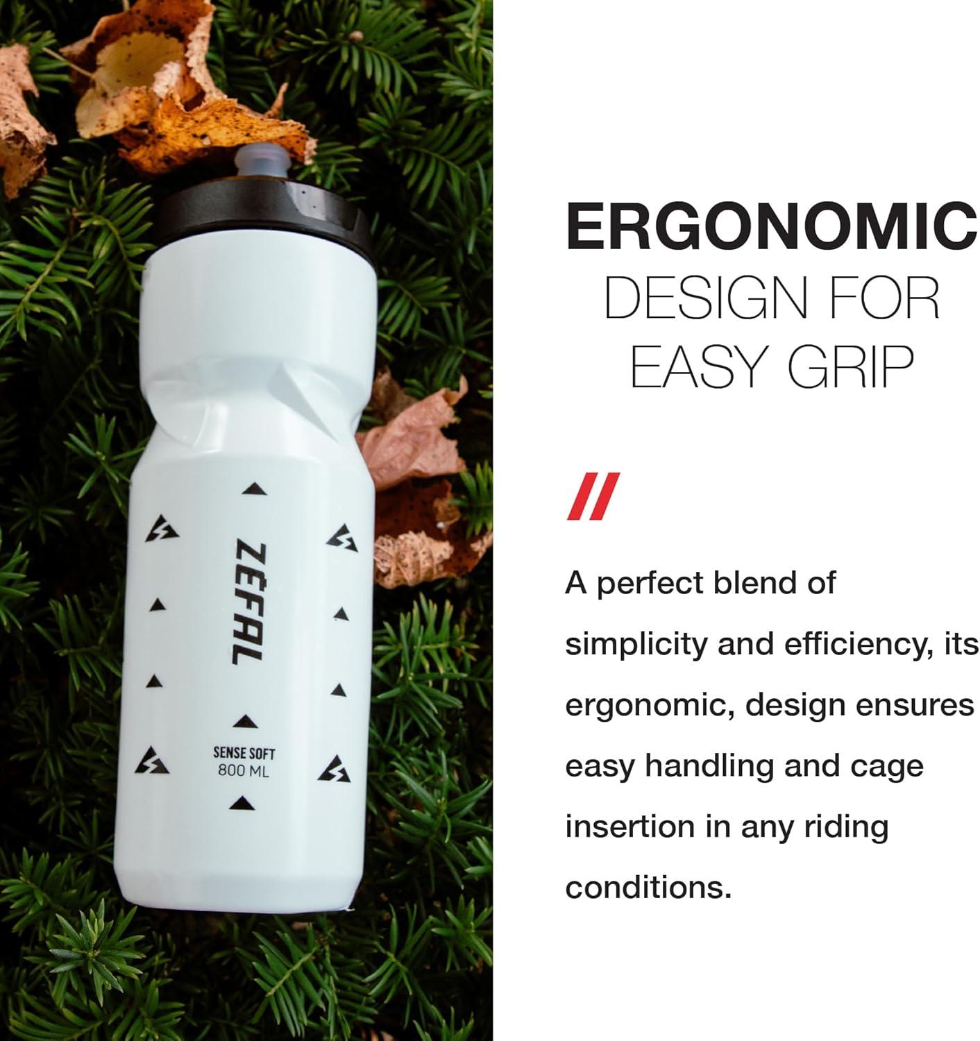 image:imageZefal Sense Soft 65 650 Ml Water Bottle One SizeBlanc