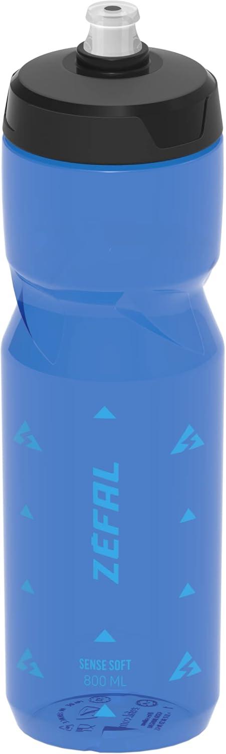 image:imageZefal Sense Soft 65 650 Ml Water Bottle One SizeBleu Translucide