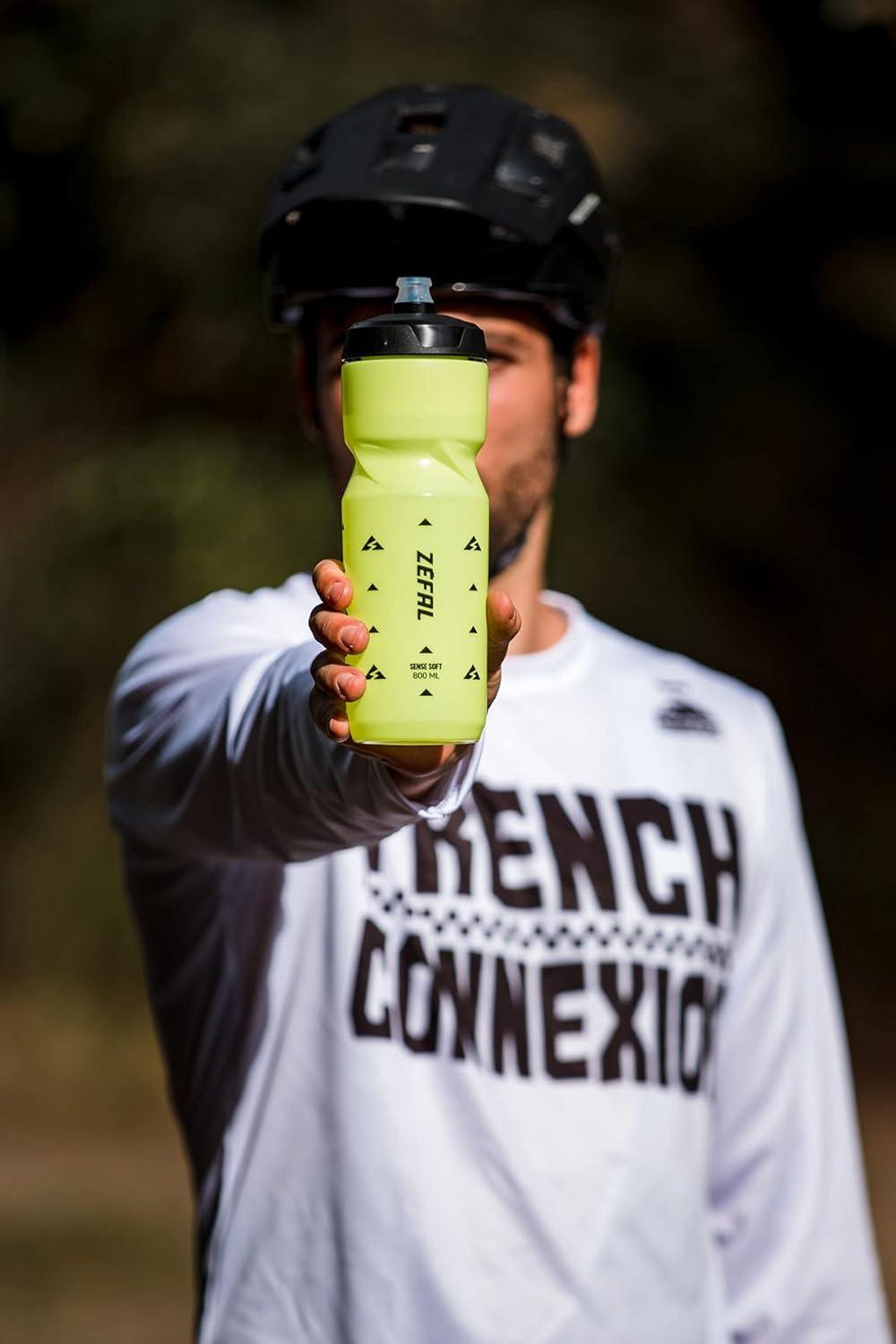 image:imageZefal Sense Soft 65 650 Ml Water Bottle One SizeBleu Translucide