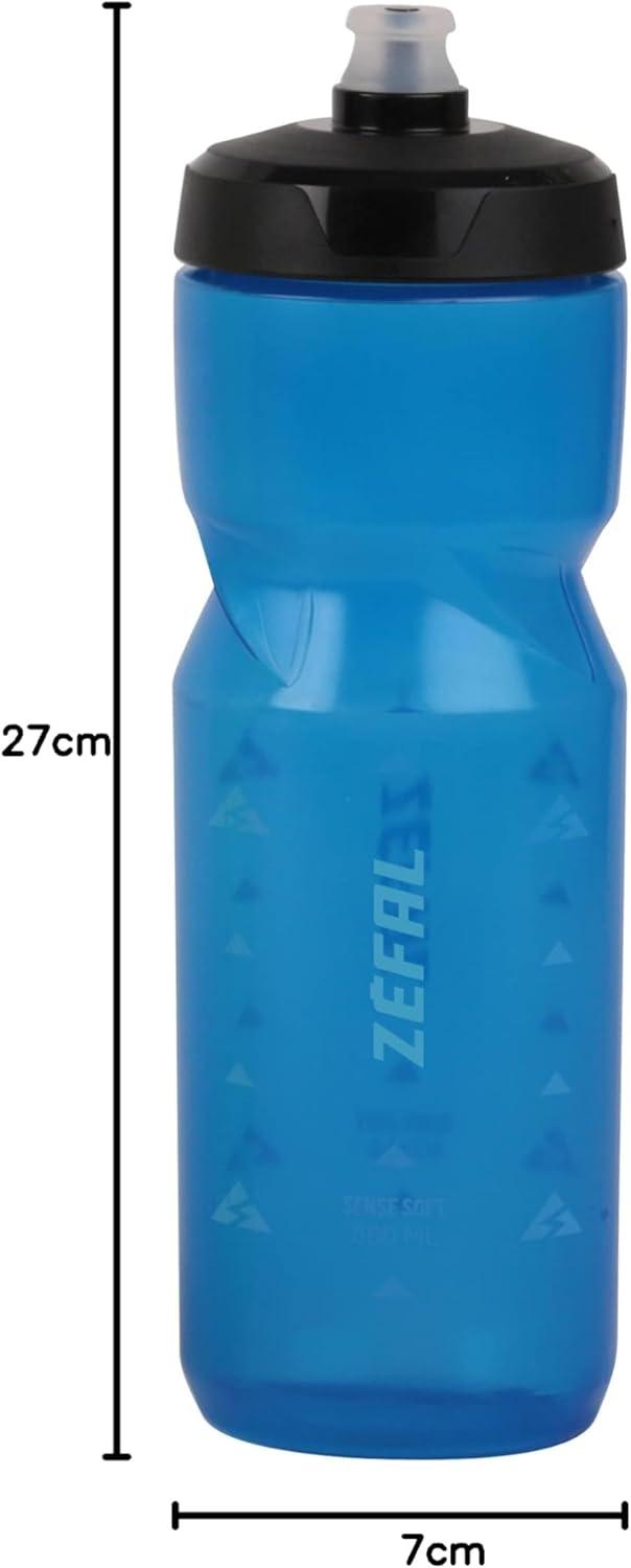 image:imageZefal Sense Soft 65 650 Ml Water Bottle One SizeBleu Translucide