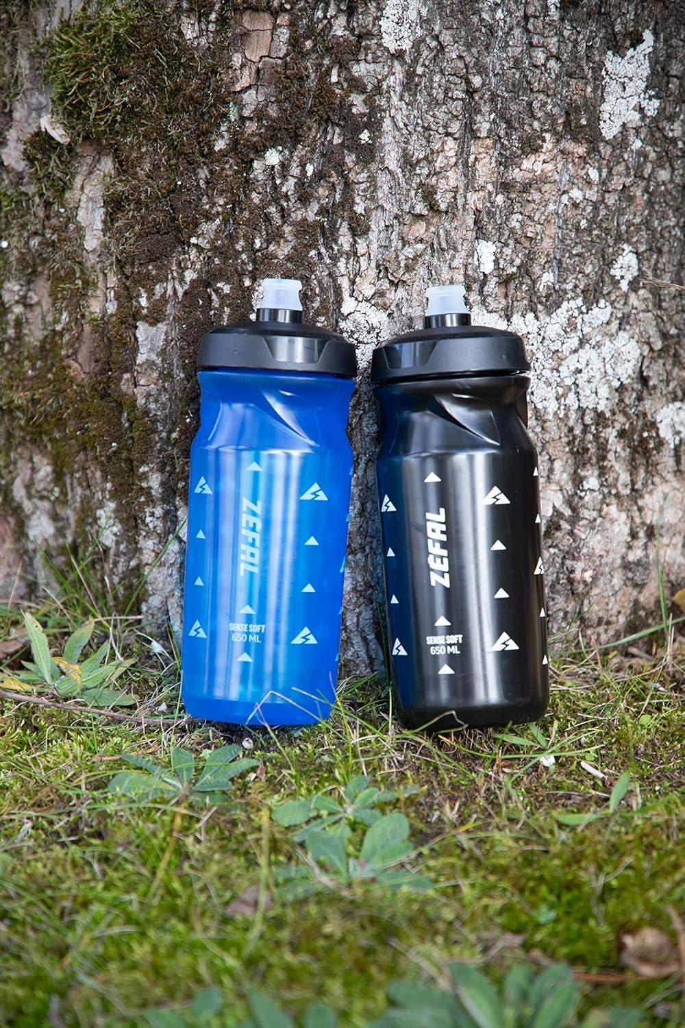 image:imageZefal Sense Soft 65 650 Ml Water Bottle One SizeBleu Translucide