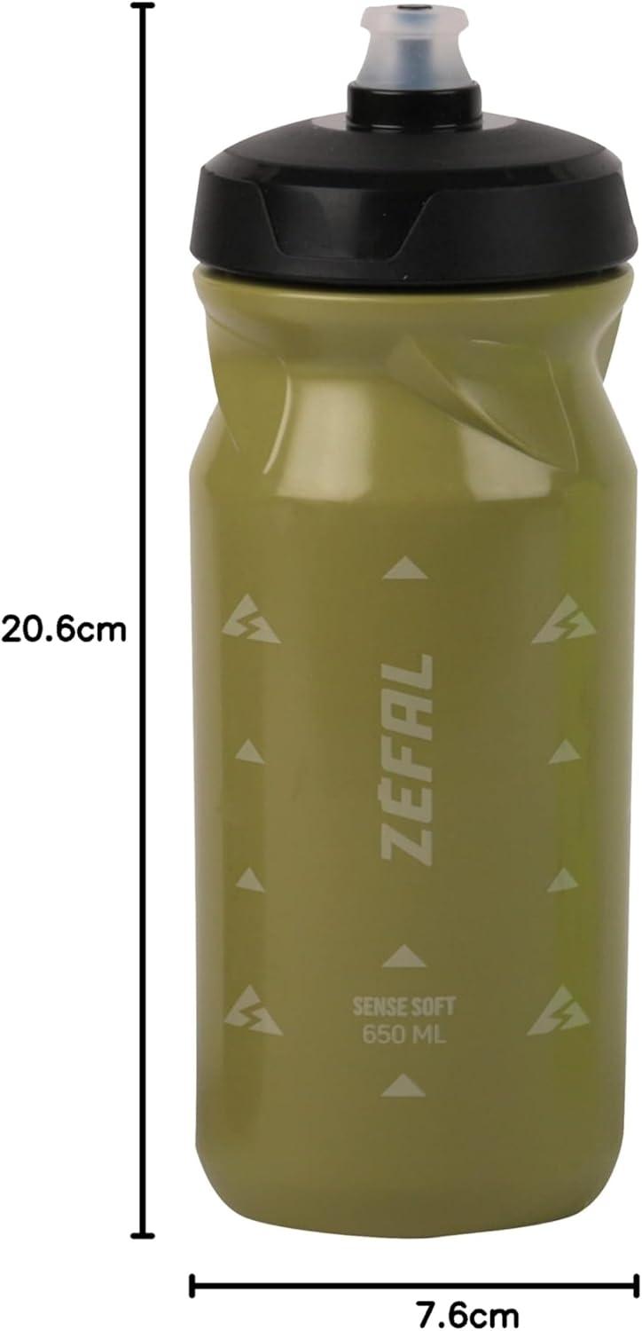 image:imageZefal Sense Soft 65 650 Ml Water Bottle One SizeVert Olive