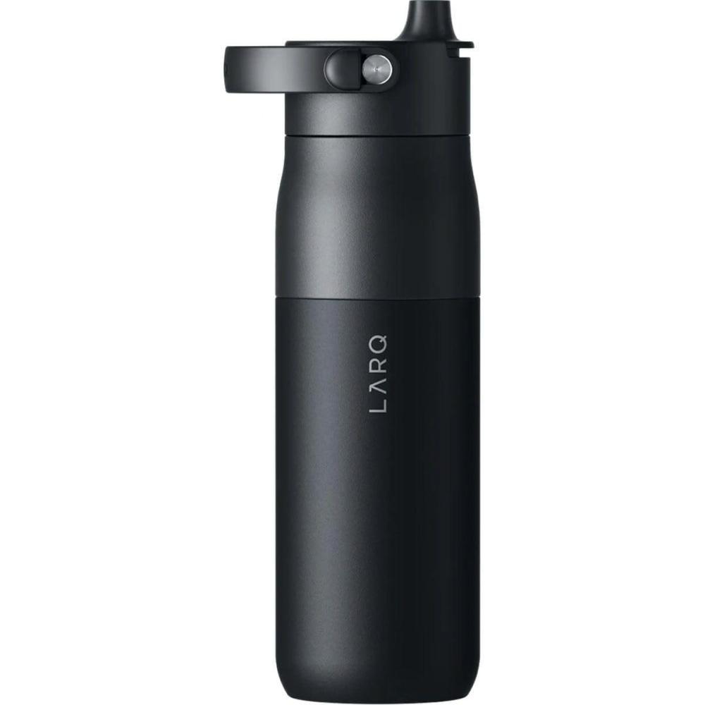 image:imageLARQ Bouteille Swig Top 680ml Bouteille large goulot en acier inoxydable isolation sous vide Garde leau froide Bouteille deau rutilisable pour le sport et les voyages Obsidian BlackObsidian Black