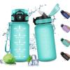 17oz-500ml | Paille | Mat Bleu-vert