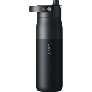 LARQ Bouteille Swig Top 680ml -Bouteille à large goulot en acier inoxydable à isolation sous vide | Garde l’eau froide | Bouteille d’eau réutilisable pour le sport et les voyages, Obsidian Black(Obsidian Black)