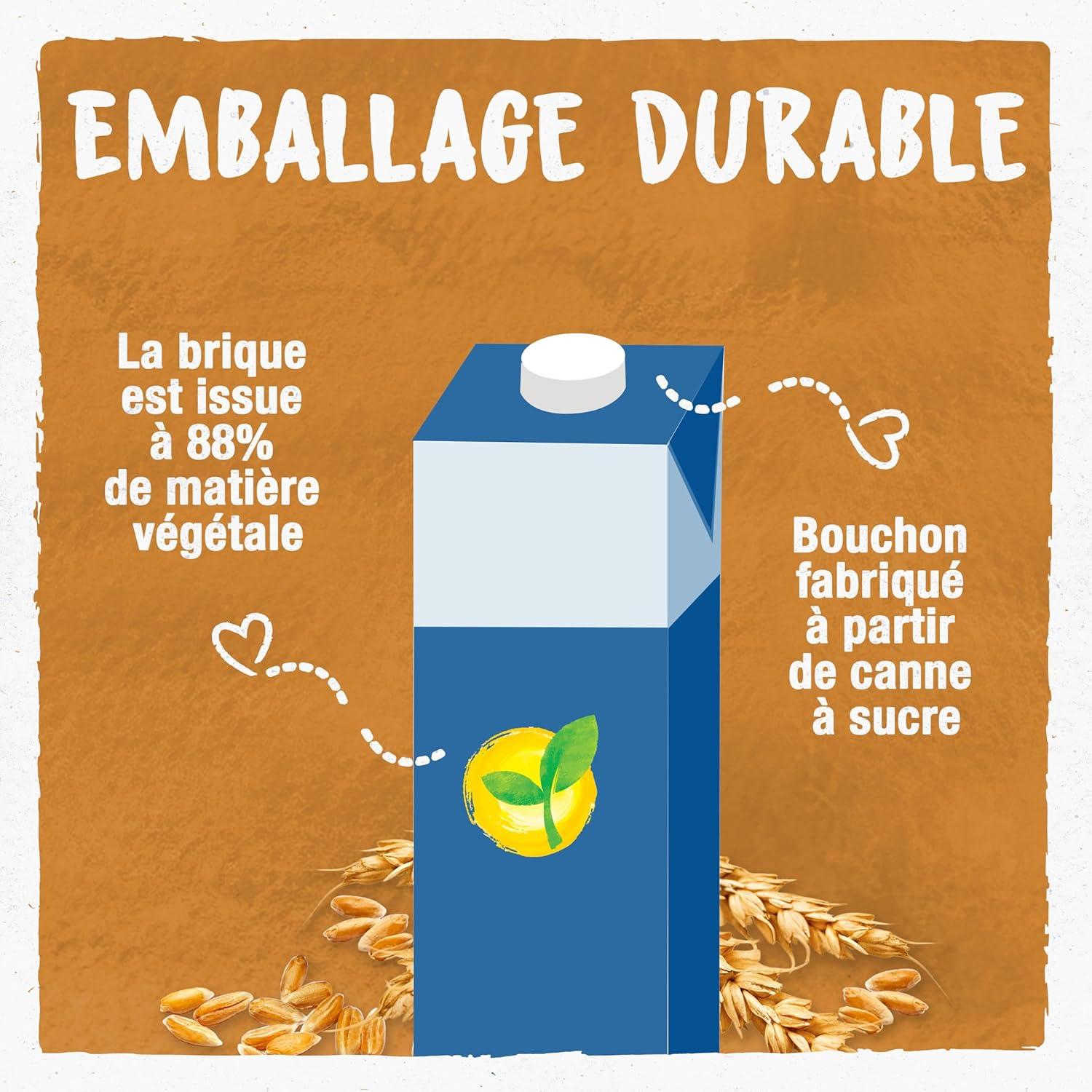 image:imageBJORG Boisson peautre Sans sucres ajouts Boisson vgtale bio Pauvre en Acide Gras Saturs 1Lpeautre Nature 1L