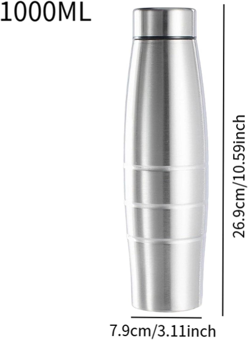 image:imageBaoblaze Gourde en Acier Inoxydable pour Activits Sportives Modle Unisexe Rcipient en Mtal pour Boissons1000 Ml