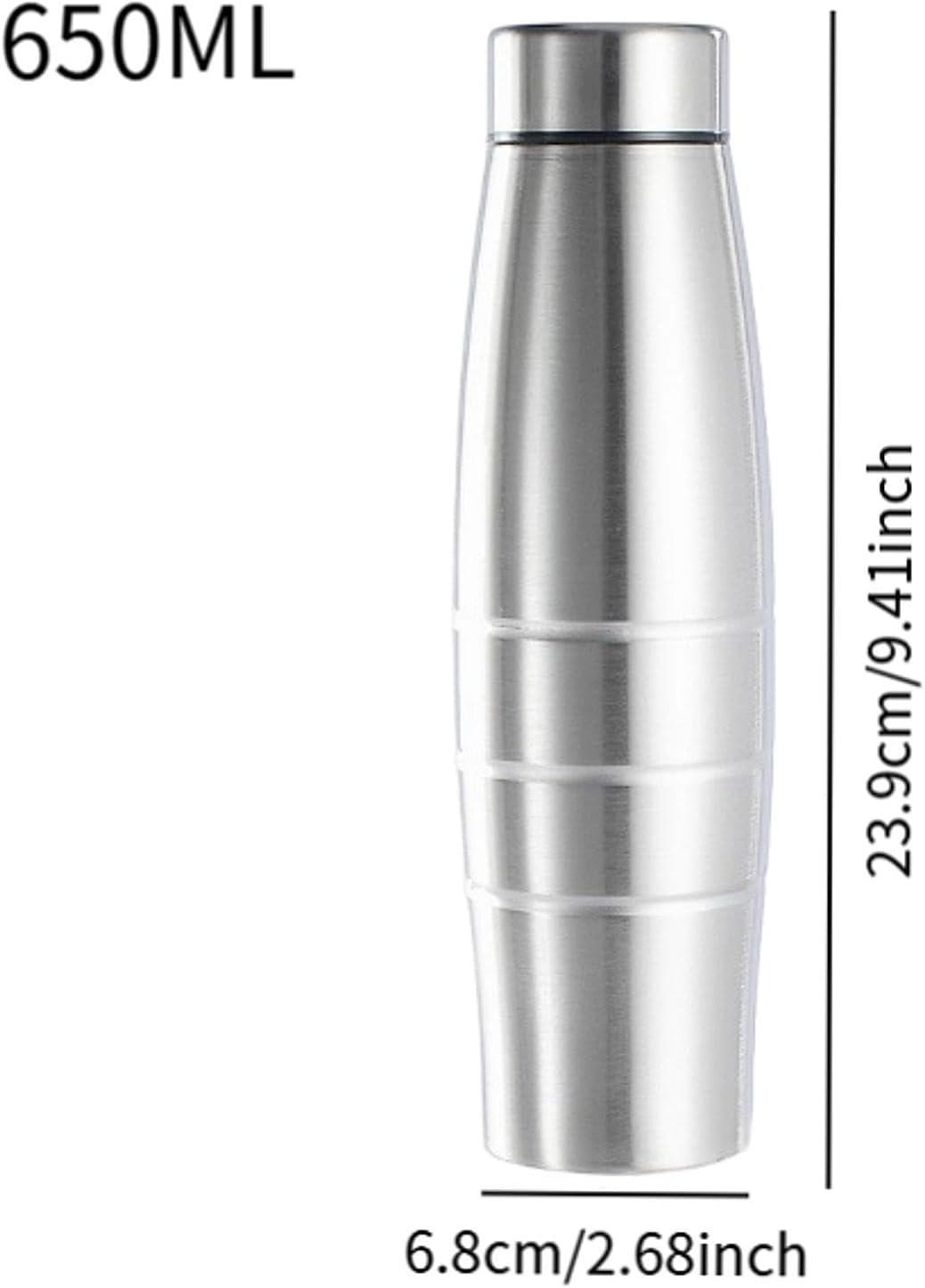 image:imageBaoblaze Gourde en Acier Inoxydable pour Activits Sportives Modle Unisexe Rcipient en Mtal pour Boissons650 Ml