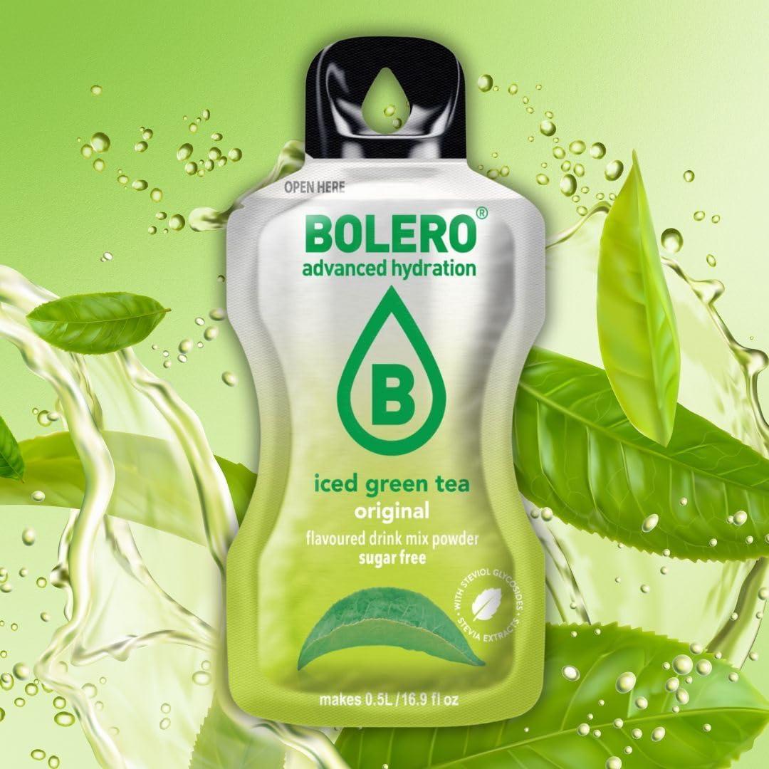 image:imageBolero TH VERT GLAC ORIGINAL 24x8g Poudre pour boisson sans sucre dulcore la stvia vitamine C convient aux enfants aux sportifs et aux diabtiques sans gluten