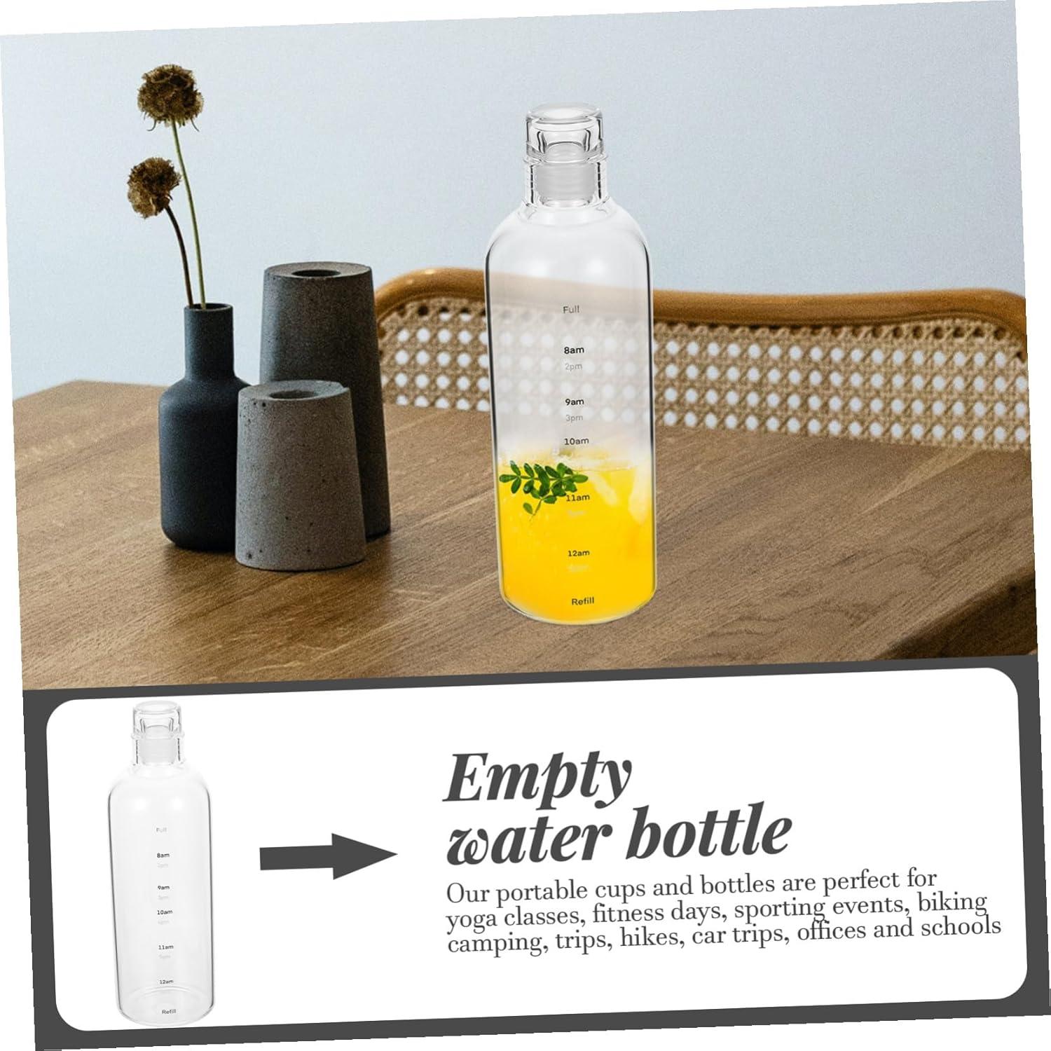 image:imageDidiseaon Bouteille Eau avec chelle de Gourde Sportive Transparente Rsistante Chaleur Capacit Importante pour Jus et Boissons Hydratantes