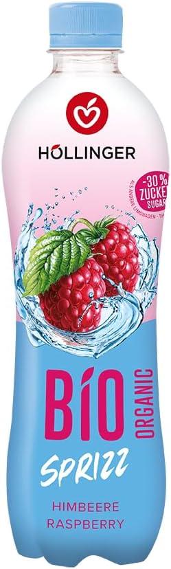 image:imageHLLINGER Bio Spritz Framboise Boisson Ptillante Biologique Vgtalienne Bouteille PET 500ml Sans Sucre Ajout Format Nomade