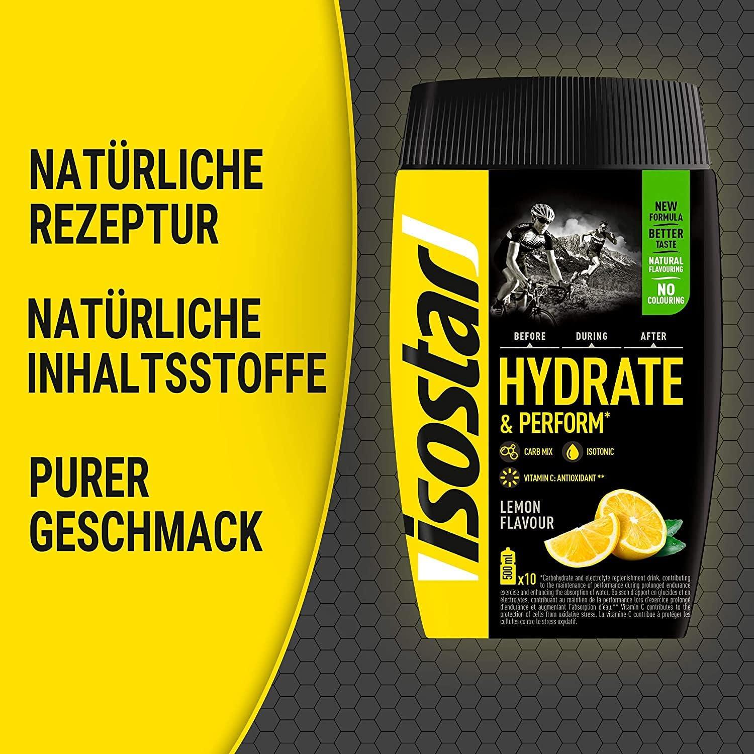 image:imageIsostar Hydrate ampamp Perform Iso Drink 400 g de poudre pour boisson isotonique Poudre dlectrolyte pour soutenir la performance sportive Orange bouteille de 05 litreAgrumes