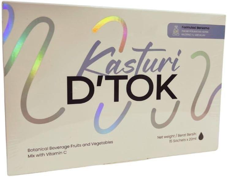 image:imageKasturi Dtox 15 Sachets de 20ml Boisson Dtox aux Fruits Lgumes et Inuline Riche en Fibres Sans Sucre Ajout
