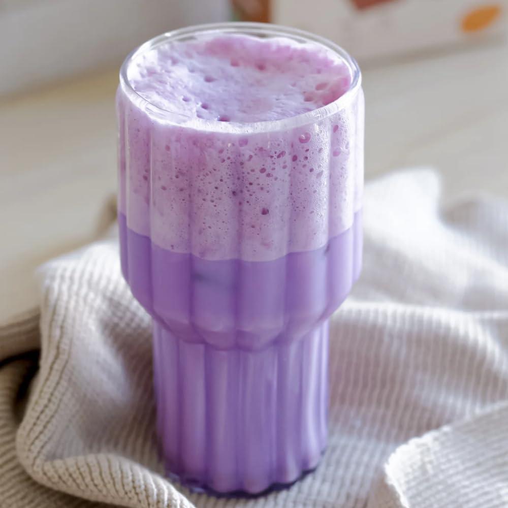 image:imagePoudre de Ube Premium 100 Grammes de Poudre 100 Pur Ube Origine Philippines Sans Additifs ni Colorants Vegan Sans Gluten ampamp Sans Sucre Ajout Ube Latte Bowls et Ptisseries
