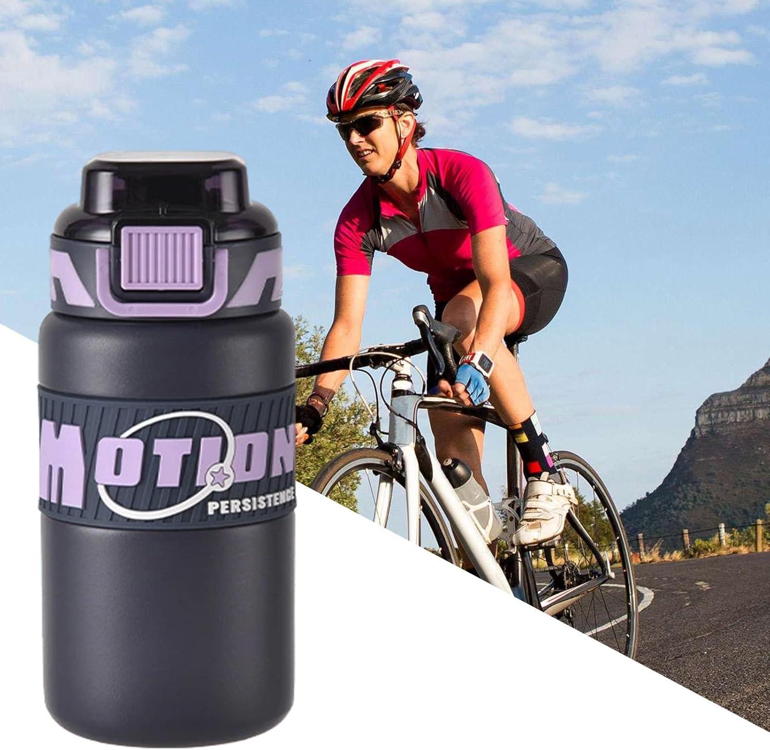 image:imageSollee Gourde dEau Sportive Gourde Isotherme 640 ml Bouteille dEau en Acier Inoxydable tanche Idale pour les Boissons les Voyages les tudiants la Randonne les Activits de Plein AirViolet