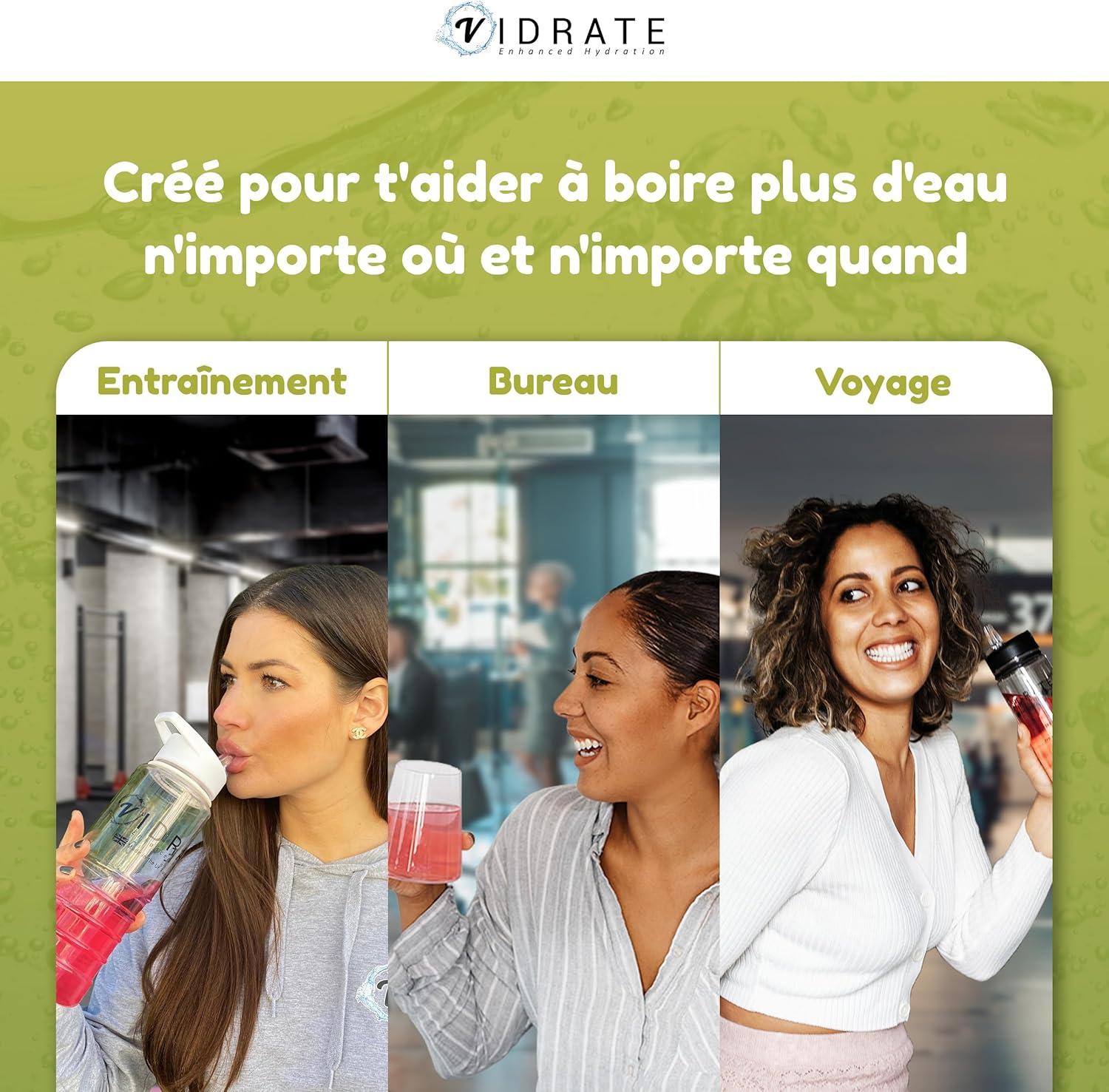 image:imageViDrate 30 Variety Electrolyte en poudre lectrolyte Hydratation sans sucre Boisson lectrolyte pour adultes et enfants Riche en vitamines minraux et complmentsPack Varit