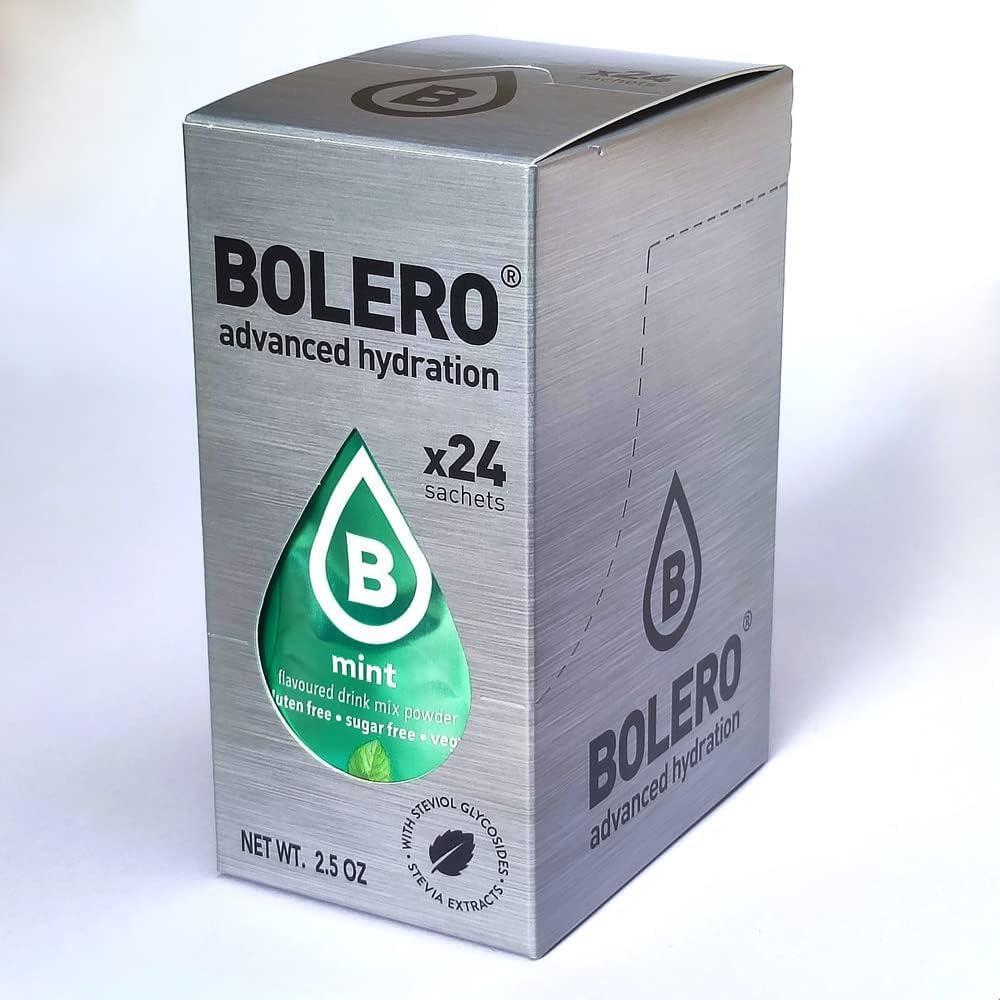 image:imageBolero MINT 24x3g Jus en poudre sans sucre sucr avec de la stvia vitamine C Convient pour les enfants et les diabtiques Sans gluten et adapt aux vgtaliens Le got