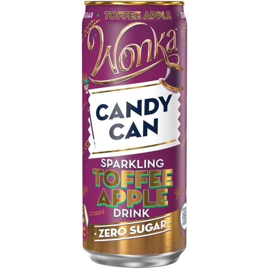 image:imageCandy Can Cotton Candy boisson ptillante saveur nostalgique de soda amricain sans sucre 1 bote de 330 mlPomme caramel