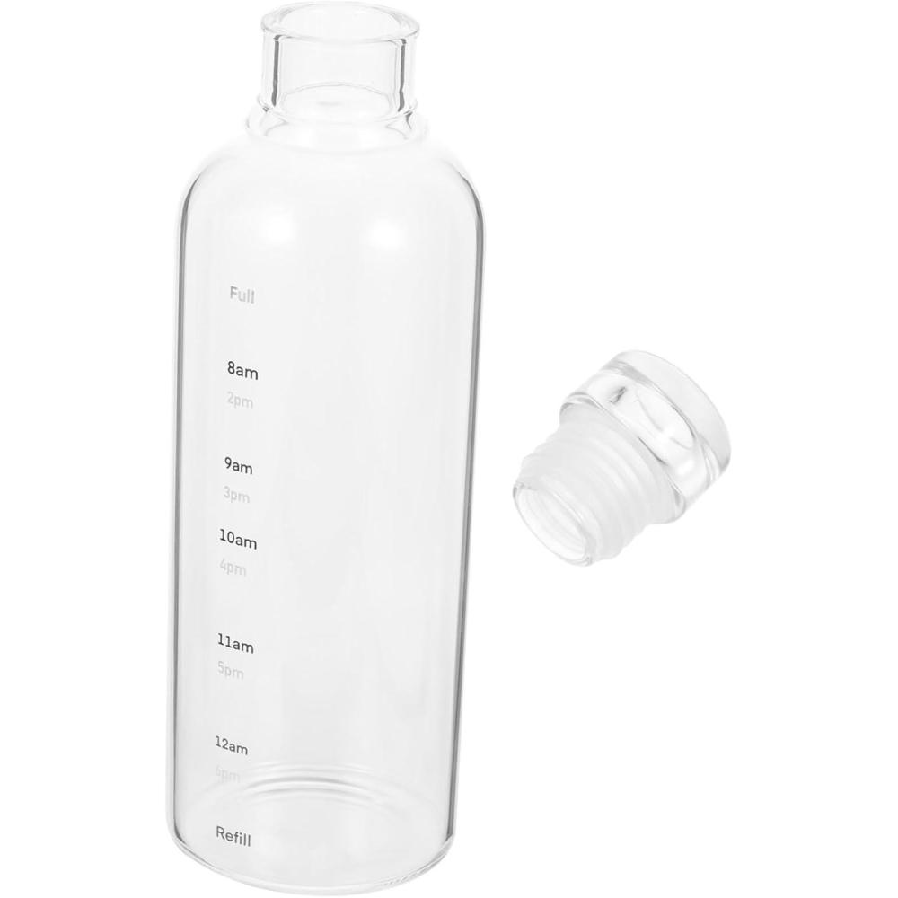 image:imageDidiseaon Bouteille Eau avec chelle de Gourde Sportive Transparente Rsistante Chaleur Capacit Importante pour Jus et Boissons Hydratantes