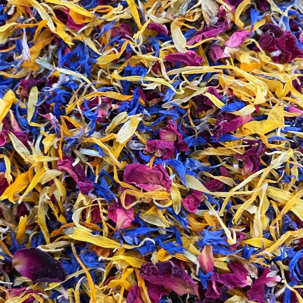 image:imageExtra dry Mlange de fleurs Schs pour Cocktails 20 g Garniture Florale 100 Naturelle pour Boissons Ths Infusions et Desserts Sans Additifs Sans SucreMlange de fleurs