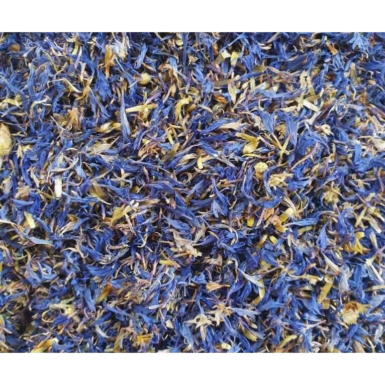 image:imageExtra dry Mlange de fleurs Schs pour Cocktails 20 g Garniture Florale 100 Naturelle pour Boissons Ths Infusions et Desserts Sans Additifs Sans SucrePtales de Bleuet