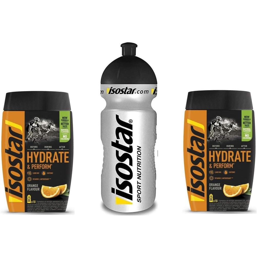 image:imageIsostar Hydrate ampamp Perform Iso Drink 400 g de poudre pour boisson isotonique Poudre dlectrolyte pour soutenir la performance sportive Orange bouteille de 05 litreorange