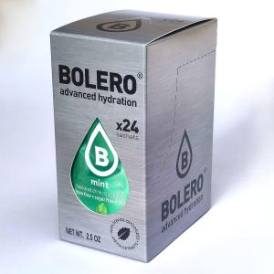 Bolero MINT 24x3g | Jus en poudre sans sucre, sucré avec de la stévia + vitamine C | Convient pour les enfants et les diabétiques | Sans gluten et adapté aux végétaliens | Le goût