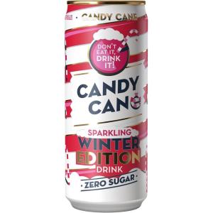Candy Can, Cotton Candy, boisson pétillante, saveur nostalgique de soda américain, sans sucre, 1 boîte de 330 ml(Candy Can E)
