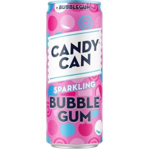 Candy Can, Cotton Candy, boisson pétillante, saveur nostalgique de soda américain, sans sucre, 1 boîte de 330 ml(Rose bonbon)