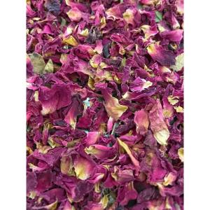 Extra dry – Mélange de fleurs Séchés pour Cocktails, 20 g | Garniture Florale 100% Naturelle pour Boissons, Thés, Infusions et Desserts | Sans Additifs| Sans Sucre(Pétales de Roses)
