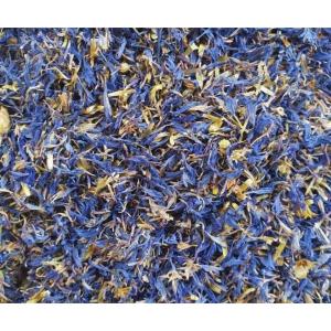 Extra dry – Mélange de fleurs Séchés pour Cocktails, 20 g | Garniture Florale 100% Naturelle pour Boissons, Thés, Infusions et Desserts | Sans Additifs| Sans Sucre(Pétales de Bleuet)