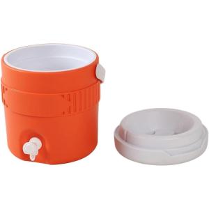 Glacières de boissons sportives – Distributeur de boissons sportives de 3,8 L avec robinet, boîte isotherme pour boissons, refroidisseurs de camping, cadeaux pour les amateurs de plein air(1 Pièce Orange)
