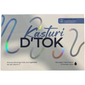 Kasturi Dtox – 15 Sachets de 20ml – Boisson Détox aux Fruits, Légumes et Inuline – Riche en Fibres – Sans Sucre Ajouté