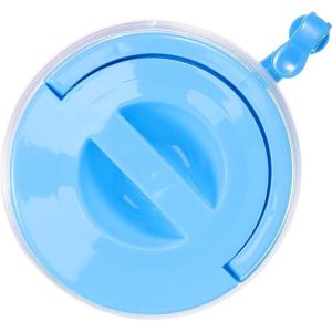 Mikikit Distributeur de Boissons Pliable 35L avec Robinet et Base Stable Bouteille D’Eau Portable Bleue pour Activités Sportives en Extérieur Camping et Fêtes