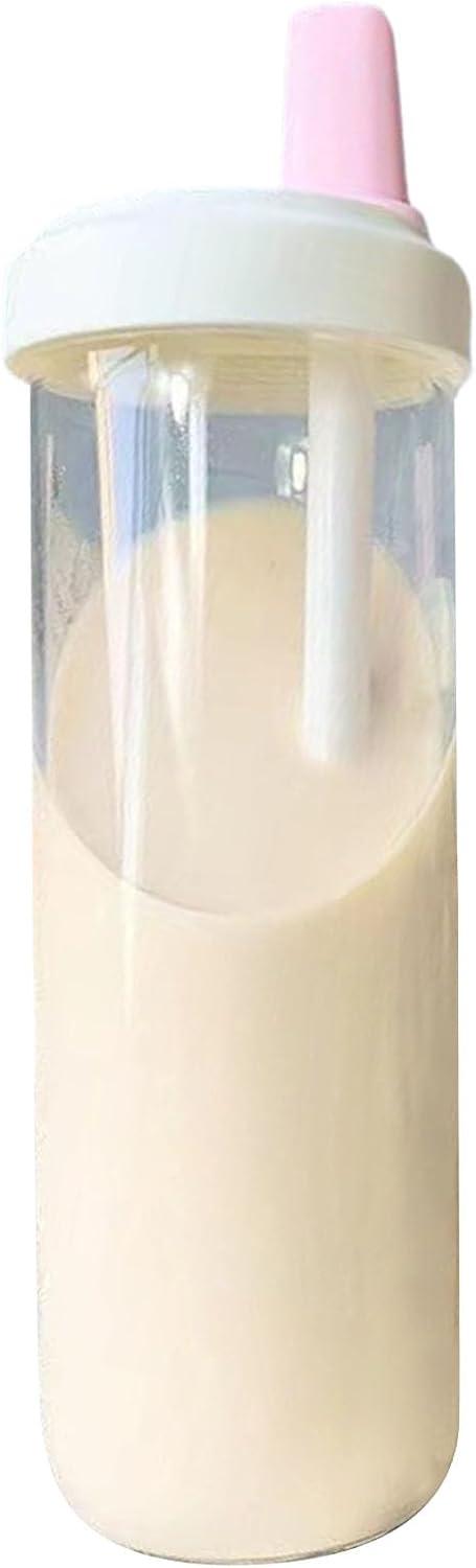 image:imageBouteille De Boisson en Plastique avec Paille Capacit Transparence en Eau avec Un Couvercle Drinkware pour Les Entranements pour Faire Un Bouteille Boisson Sportive Haute CapacitP
