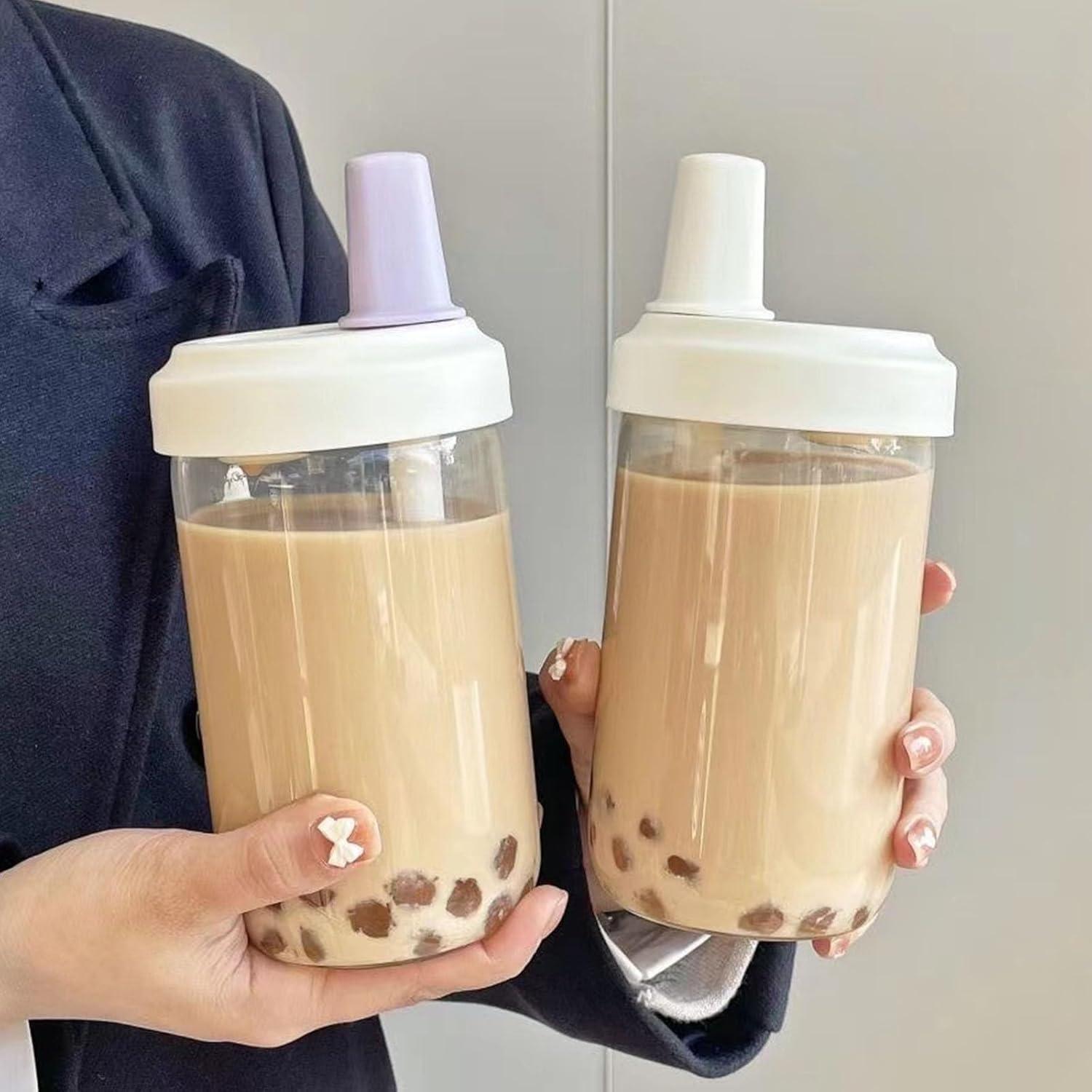 image:imageBouteille De Boisson en Plastique avec Paille Capacit Transparence en Eau avec Un Couvercle Drinkware pour Les Entranements pour Faire Un Bouteille Boisson Sportive Haute CapacitBlanc