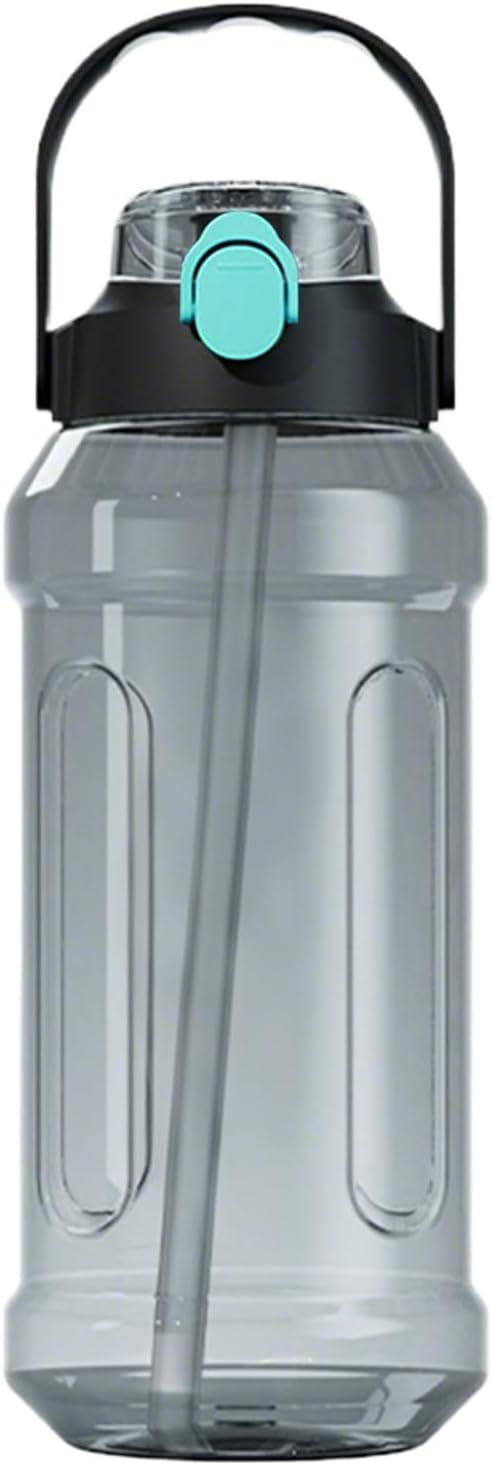 image:imageBouteille deau sportive bouteille deau courante Double buvant du bec tublage Bouteille deau lgre portable avec double bec de boisson pour le camping de pymatisation de voyageBleu Noir