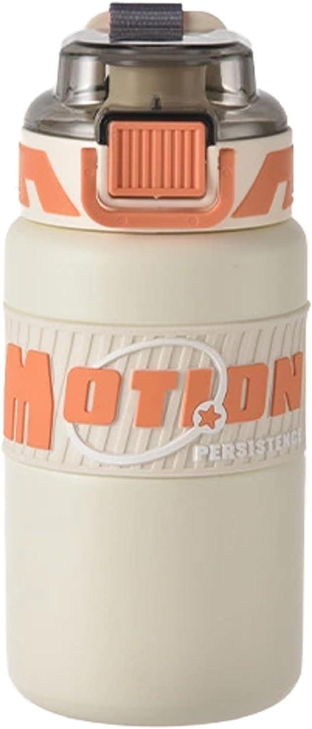 image:imageGourde dEau Sportive Gobelet Paille 640ml Pour Boisson De VoyageSportifs Portables En Acier Inoxydable Pour La Randonne LEscalade Les Activits De Plein Air LAlpinisme Le Pique NiqueCrmeux