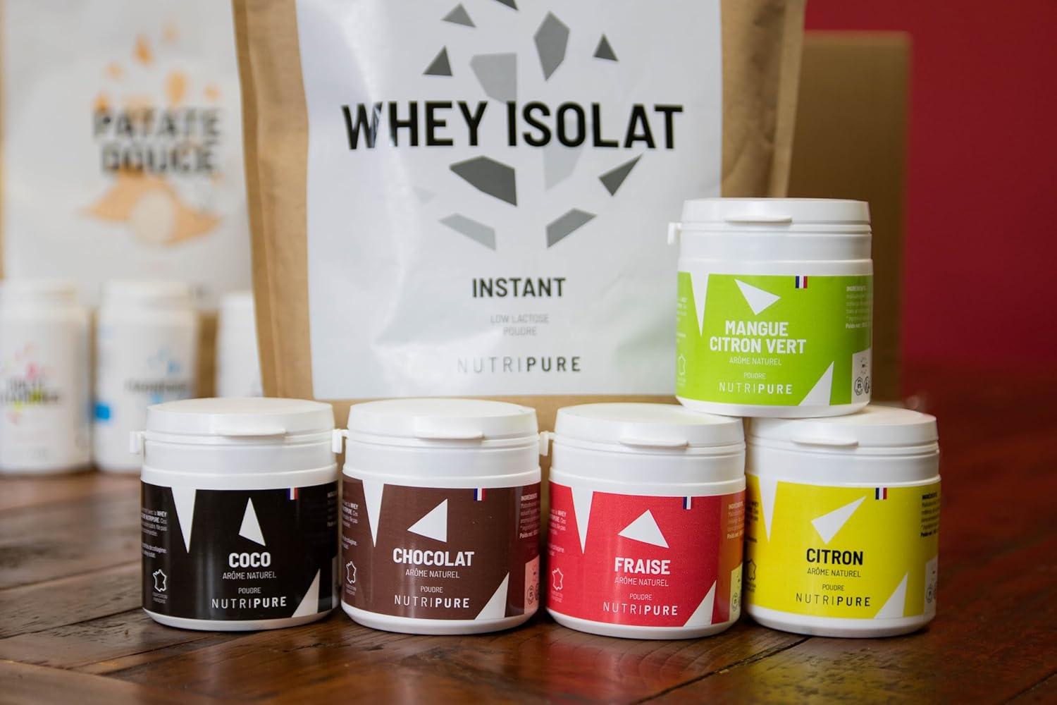 image:imageNutripure Armes Naturels pour Boissons Sportives Whey Protine Peptan BCAA Arme Framboise Pour Boissons ou Pre Workout 100 Ingrdients Naturels et BIO Compatibles Made in FranceFramboise
