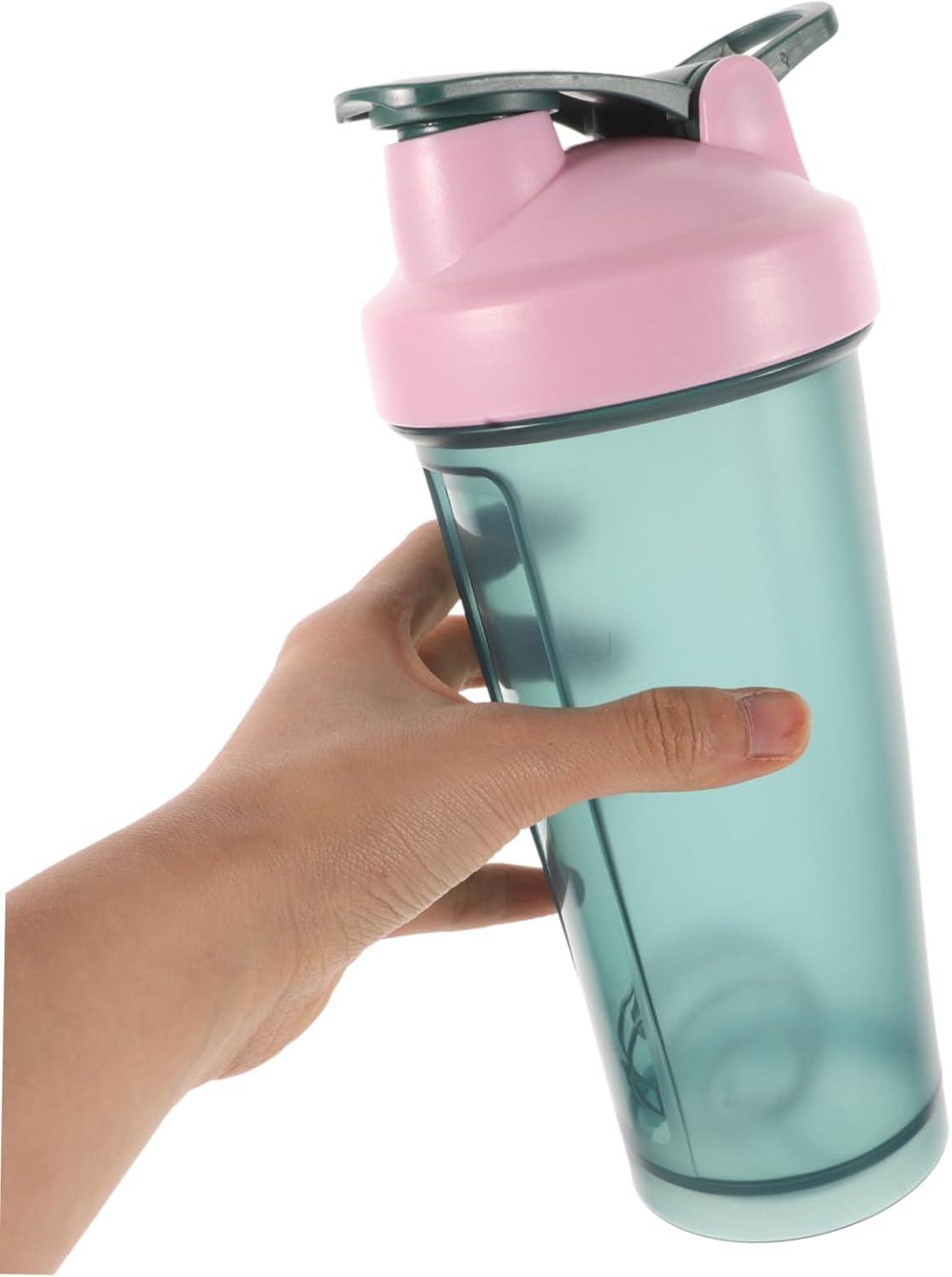image:imageTOYANDONA Bouteille Shaker pour Protines Smoothies Et Boissons Sportives avec Fouet Mtallique Vert Facile Transporter Et Nettoyer