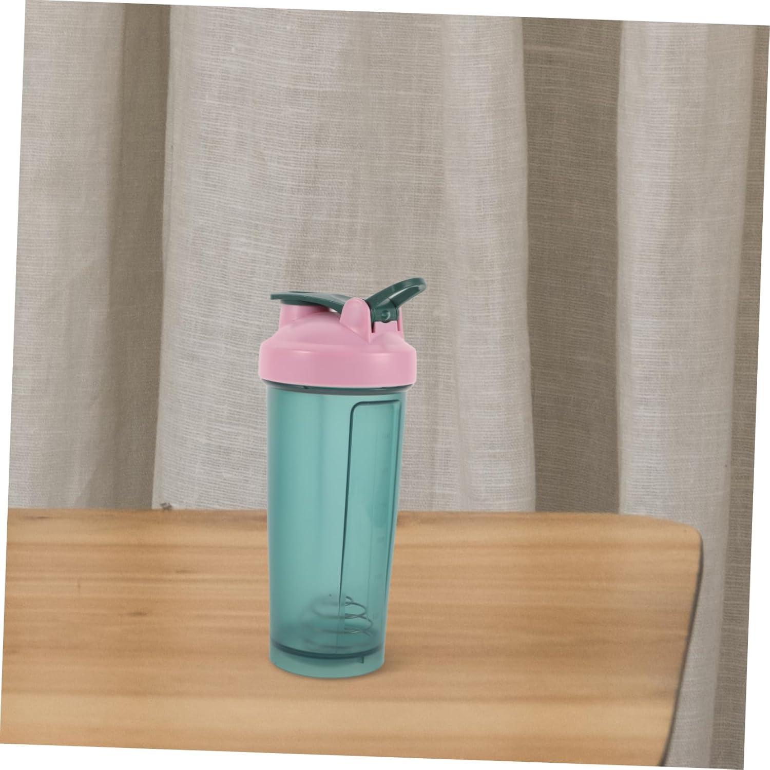 image:imageTOYANDONA Bouteille Shaker pour Protines Smoothies Et Boissons Sportives avec Fouet Mtallique Vert Facile Transporter Et Nettoyer