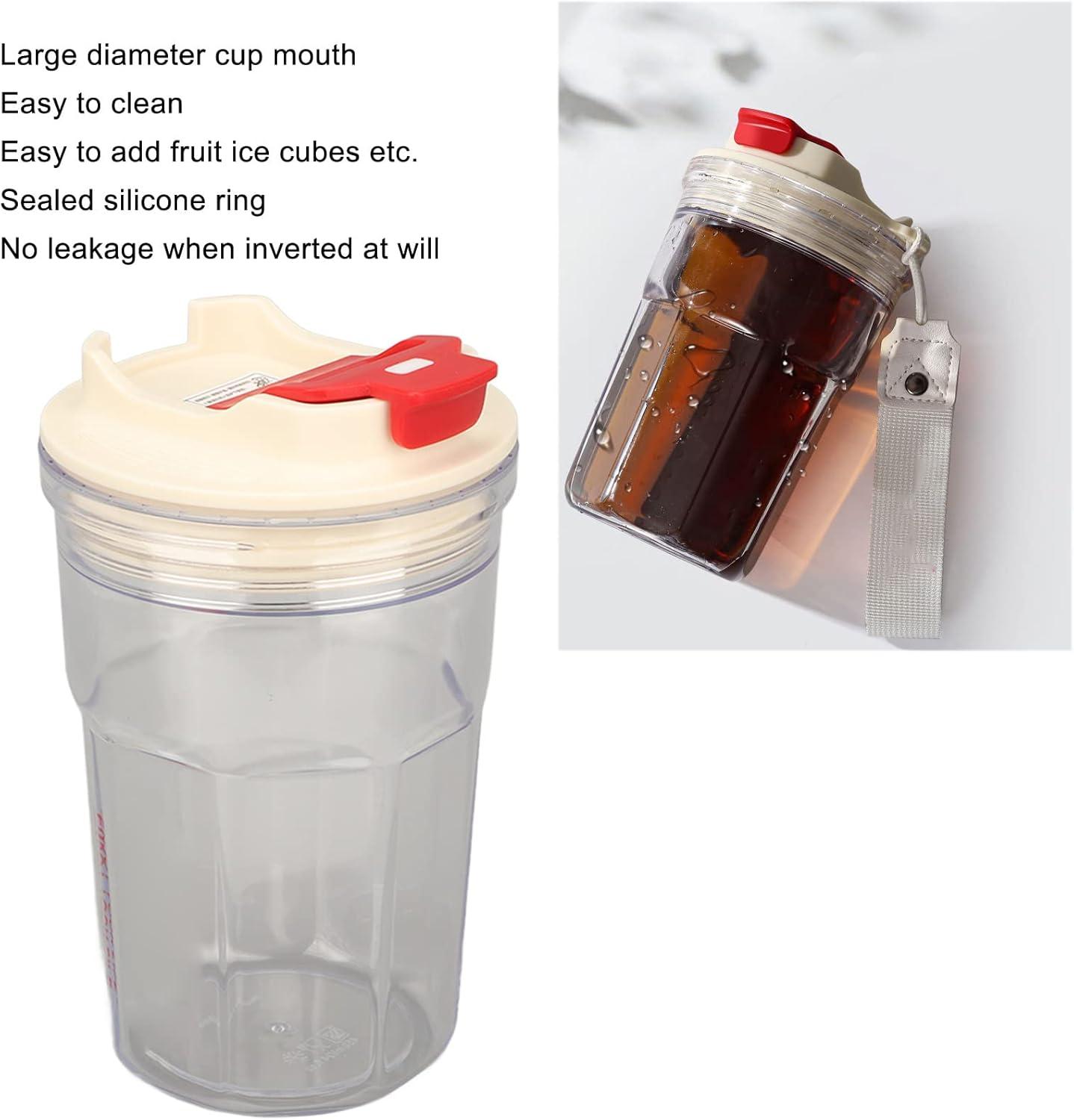 image:imageWINH Bouteilles de Boissons Sportives Rsistance aux Chutes BPA 450 ML Bouteille deau Potable pour la Maison pour Le Bureau pour Le Camping2
