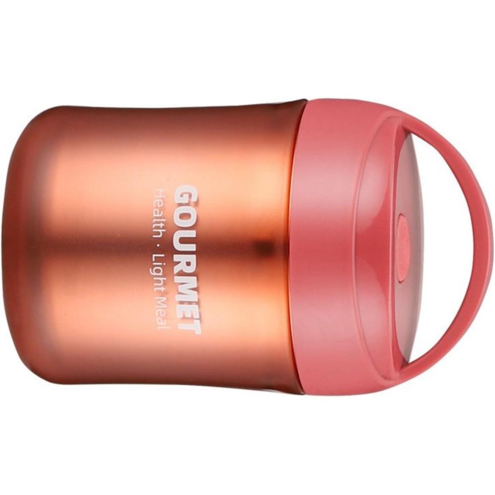 image:imageBouteille deau isotherme en acier inoxydable de grande capacit 550 ml large ouverture pour boissons sportives et conservation du froidXiya Rouge