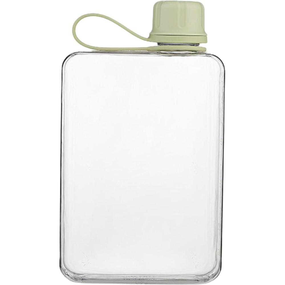 image:imageGenerico Bouteille deau plate  bouteille deau sportive  Boutons deau de sacs  Bouilloire  Bouteilles de voyage pour la t Sport tasses de boisson plateVert
