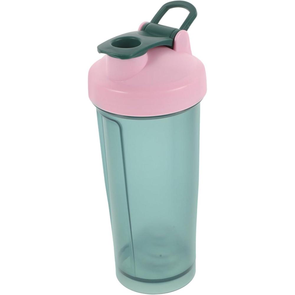 image:imageTOYANDONA Bouteille Shaker pour Protines Smoothies Et Boissons Sportives avec Fouet Mtallique Vert Facile Transporter Et Nettoyer