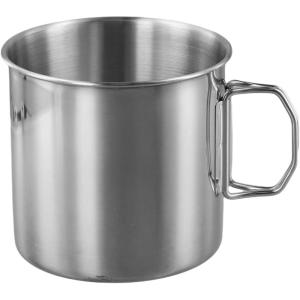 260350660ML Tasse à boisson en acier inoxydable avec poignée pliable pour voyage et activités sportives (350 ml)(660ML)