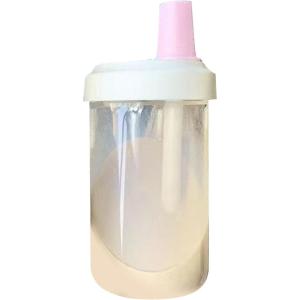 Bouteille De Boisson en Plastique avec Paille Capacité Transparence en Eau avec Un Couvercle Drinkware pour Les Entraînements pour Faire Un Bouteille Boisson Sportive Haute Capacité(P)